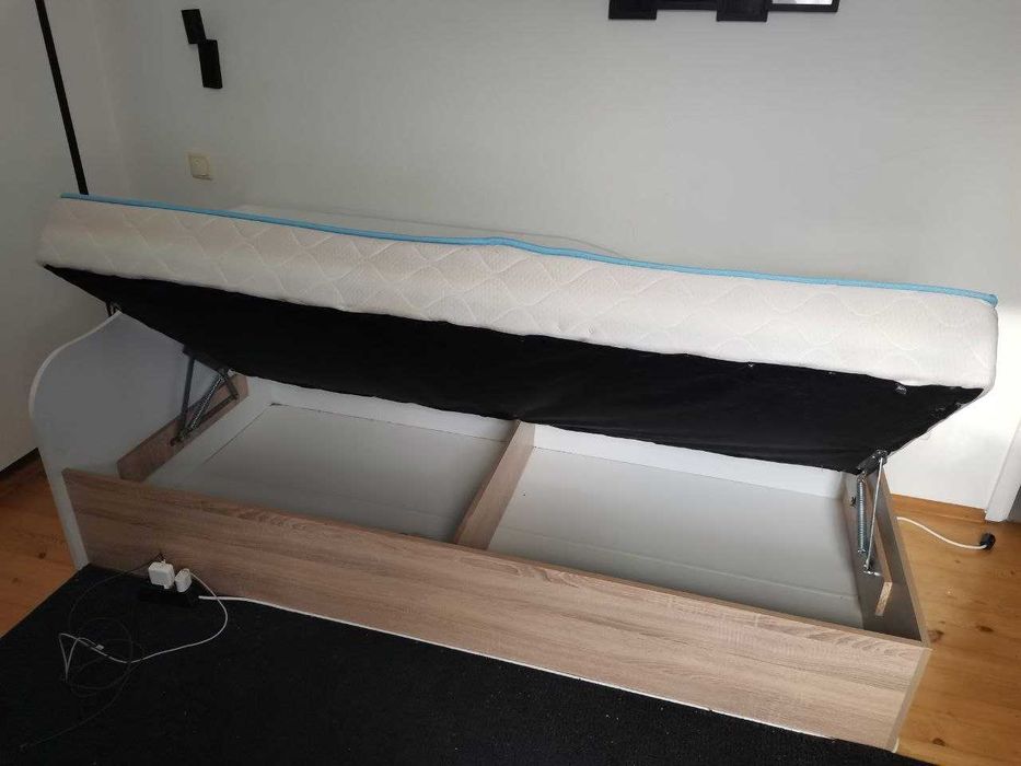 Легло Аляска с матрак 90/200 с ракла