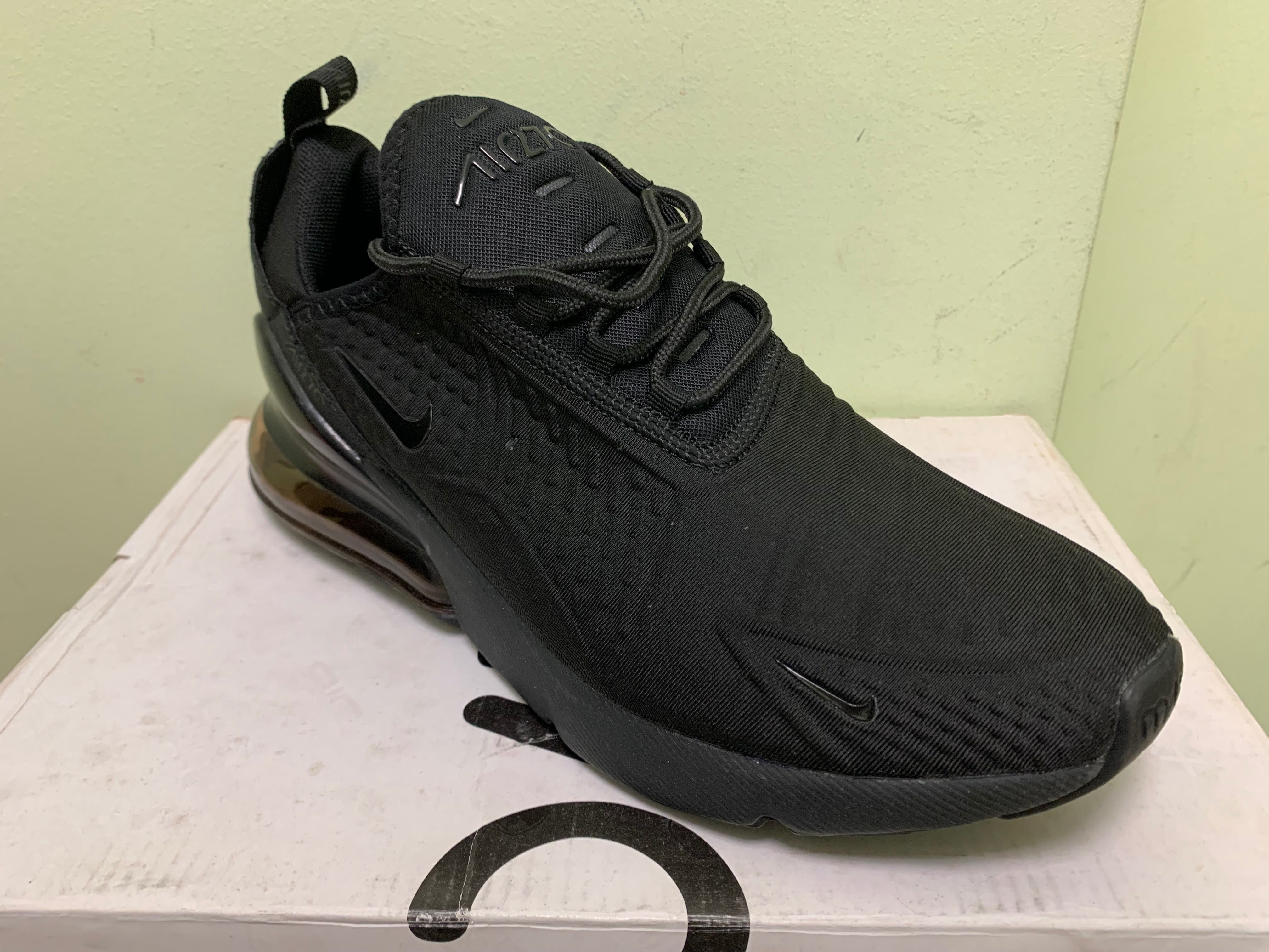 Нови мъжки маратонки Nike Air Max 270 all black размер 43