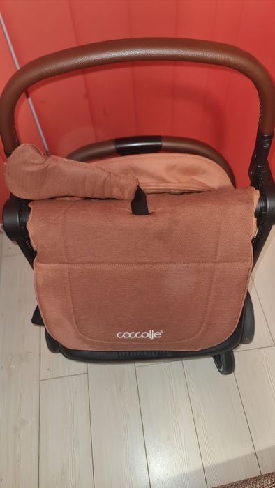 Carut copii coccolle beyla coral cu pliere auto