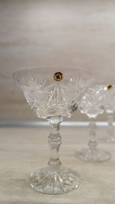 Кристални чаши за вино Бохемия