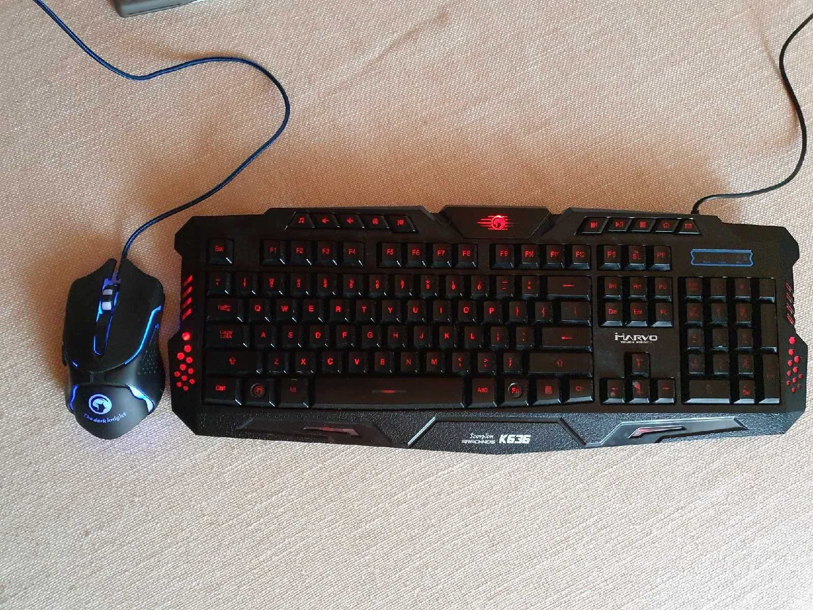 Kit Tastatura + Mouse Marvo Gaming RGB