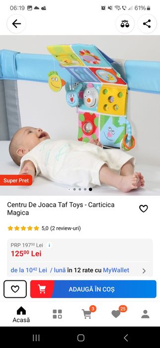 Centru De Joaca Taf Toys - Carticica Magica