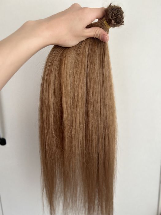 Натуральные волосы(карамельный оттенок)