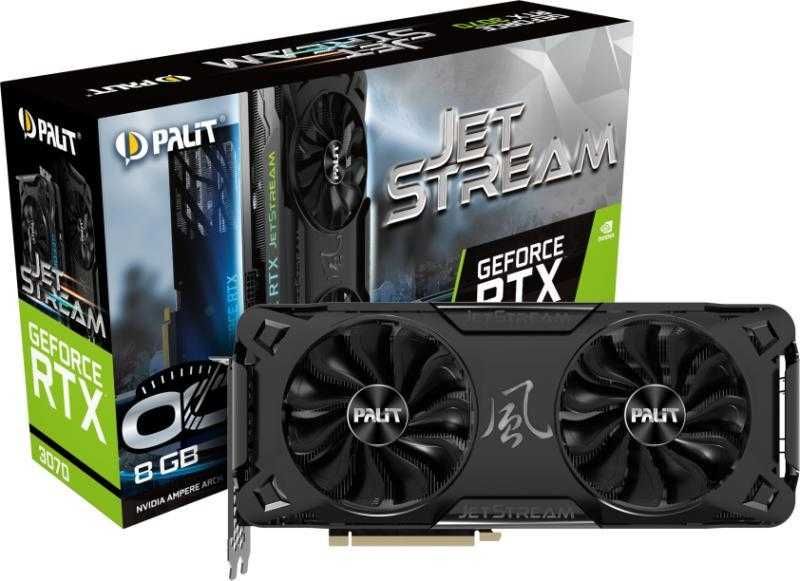 Видео карта Palit GeForce RTX 3070 8GB JetStream OC