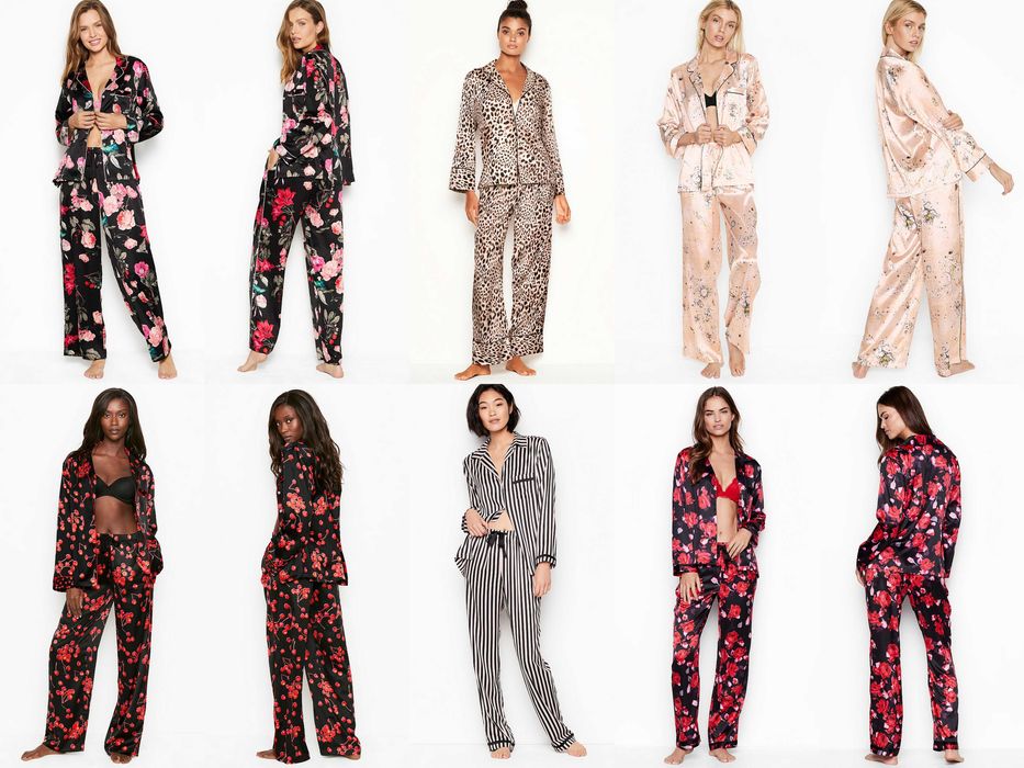 NOU! Pijamale bumbac / satinate, lenjerie de noapte Victoria's Secret