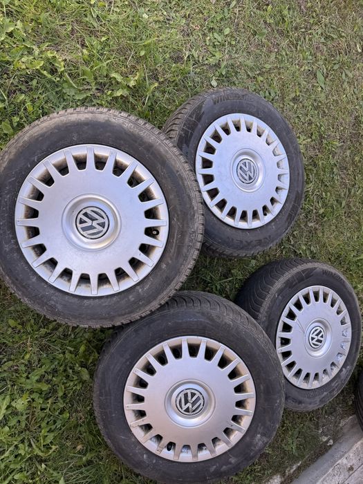 Jante vw golf 4, skoda octavia,cu anvelope de iarna 195/65/15  ca noi!