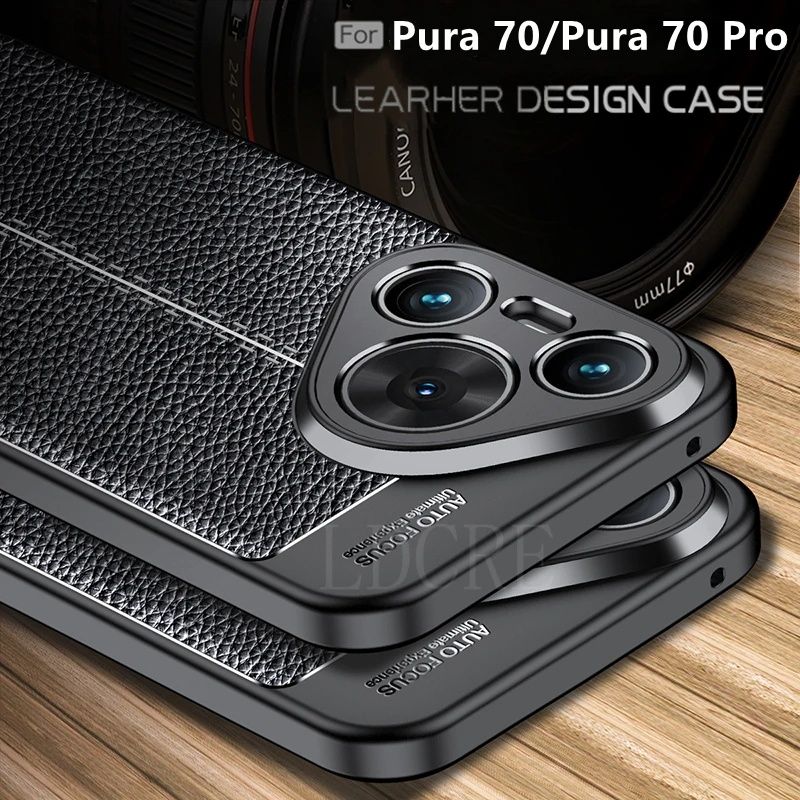 Huawei Pura 80 70 / Pro / Ultra / Лукс кейс гръб кожена шарка