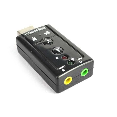Внешняя звуковая карта 7.1, Тип: внешняя 3D, управляемая, Тип под: USB