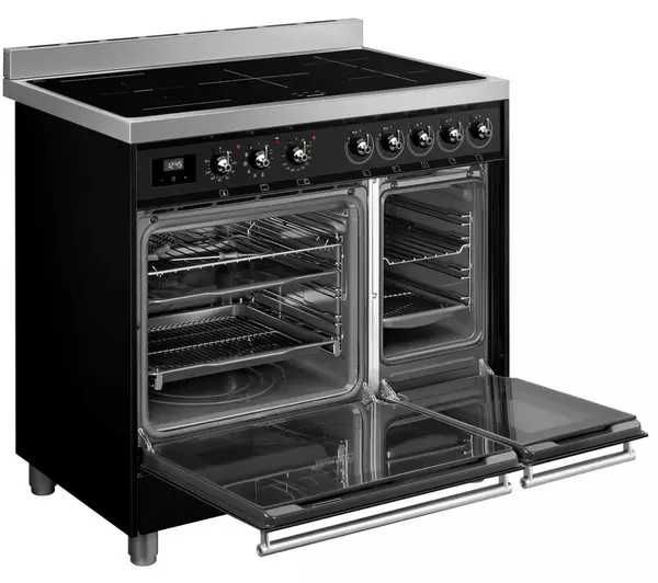 Полупрофесионална индукционна готварска печка SMEG 90 см.