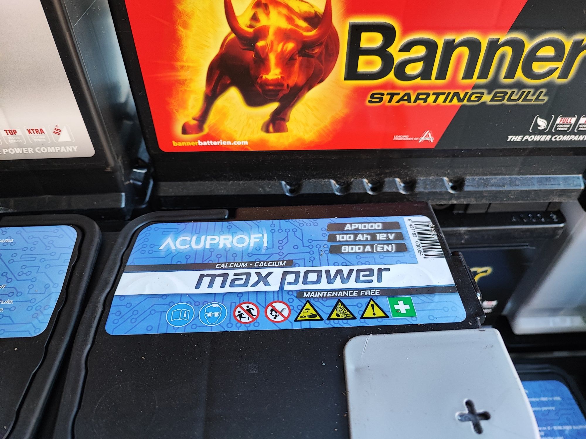 Baterie acumulator auto 100Ah Noi Garanție cu montaj și verificare