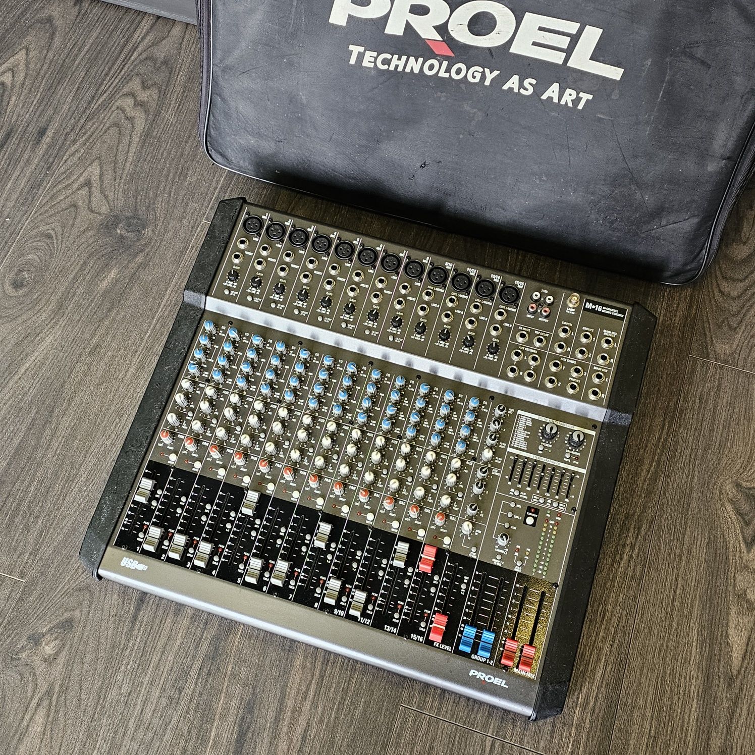 Amanet F28: Mixer Audio Proel M16 USB (P)