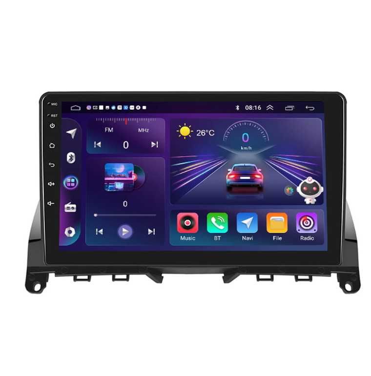 Navigatie Android C-Class W204 , 2GB RAM 9inch Carplay & Android auto