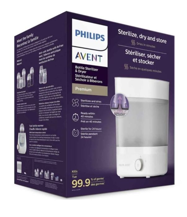 Sterilizator electric si uscator de biberoane Philips Avent Premium