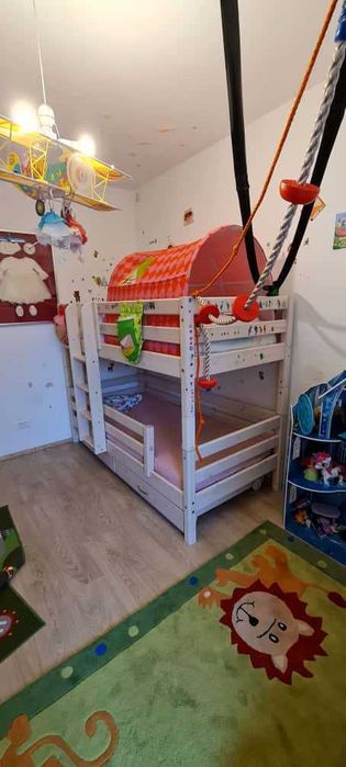 Pat FLEXA cu 2 sertare si accesorii