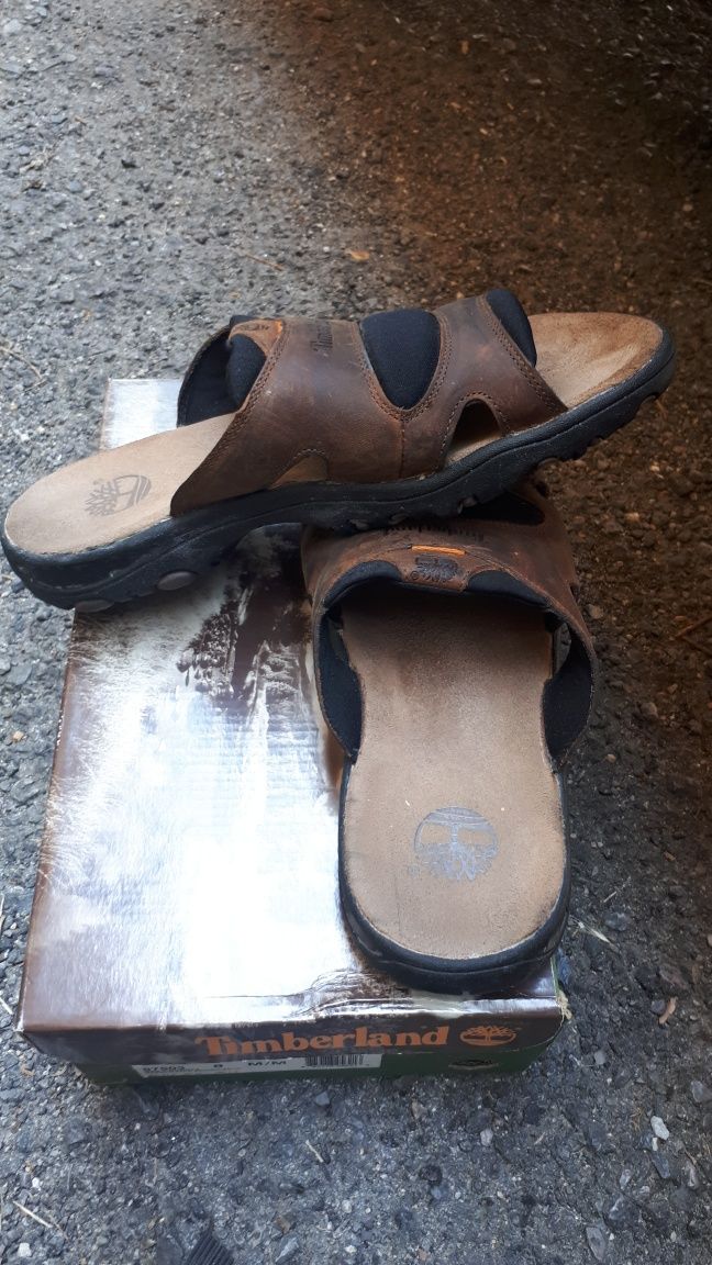 Мъжки кожени чехли Timberland