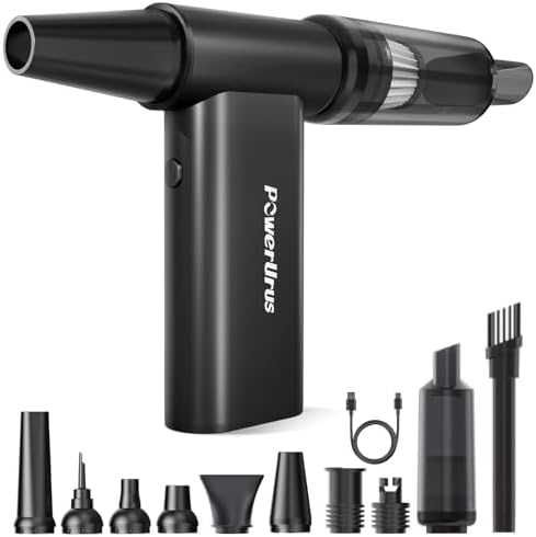 Нов Електрически Въздушен Почистващ Уред 4 Скорости, USB-C Зареждане