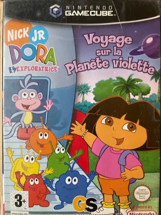 joc pentru Nintendo Gamecube DORA si planeta violet si 007