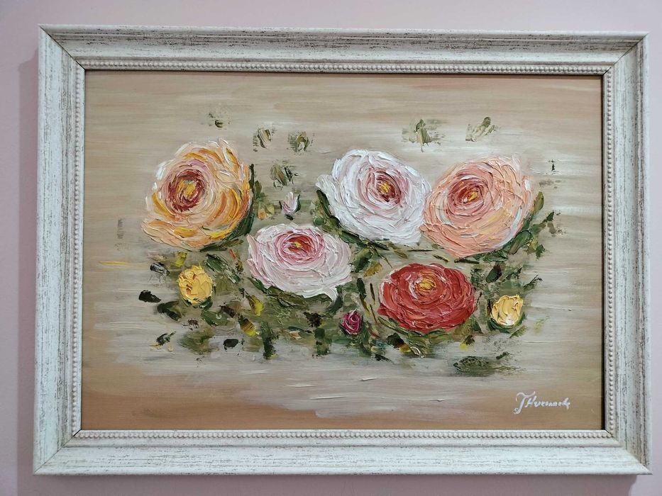 Картини маслени бои - флорални мотиви