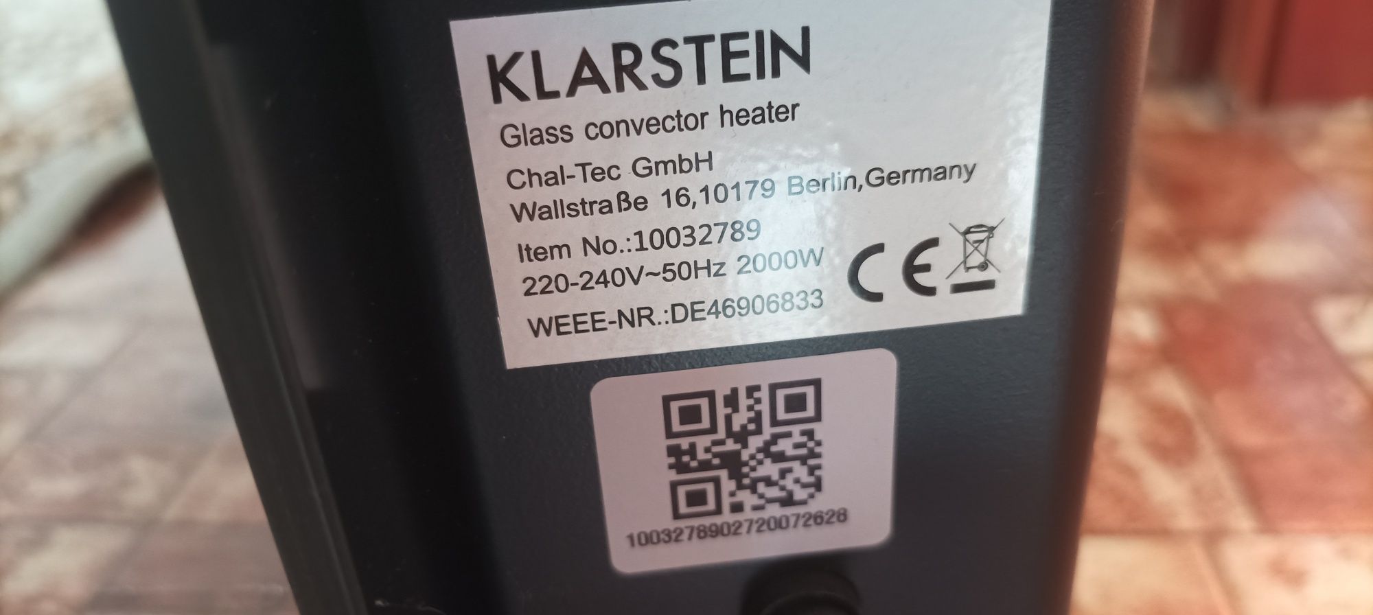 Продавам конвектор KLAPSTELN