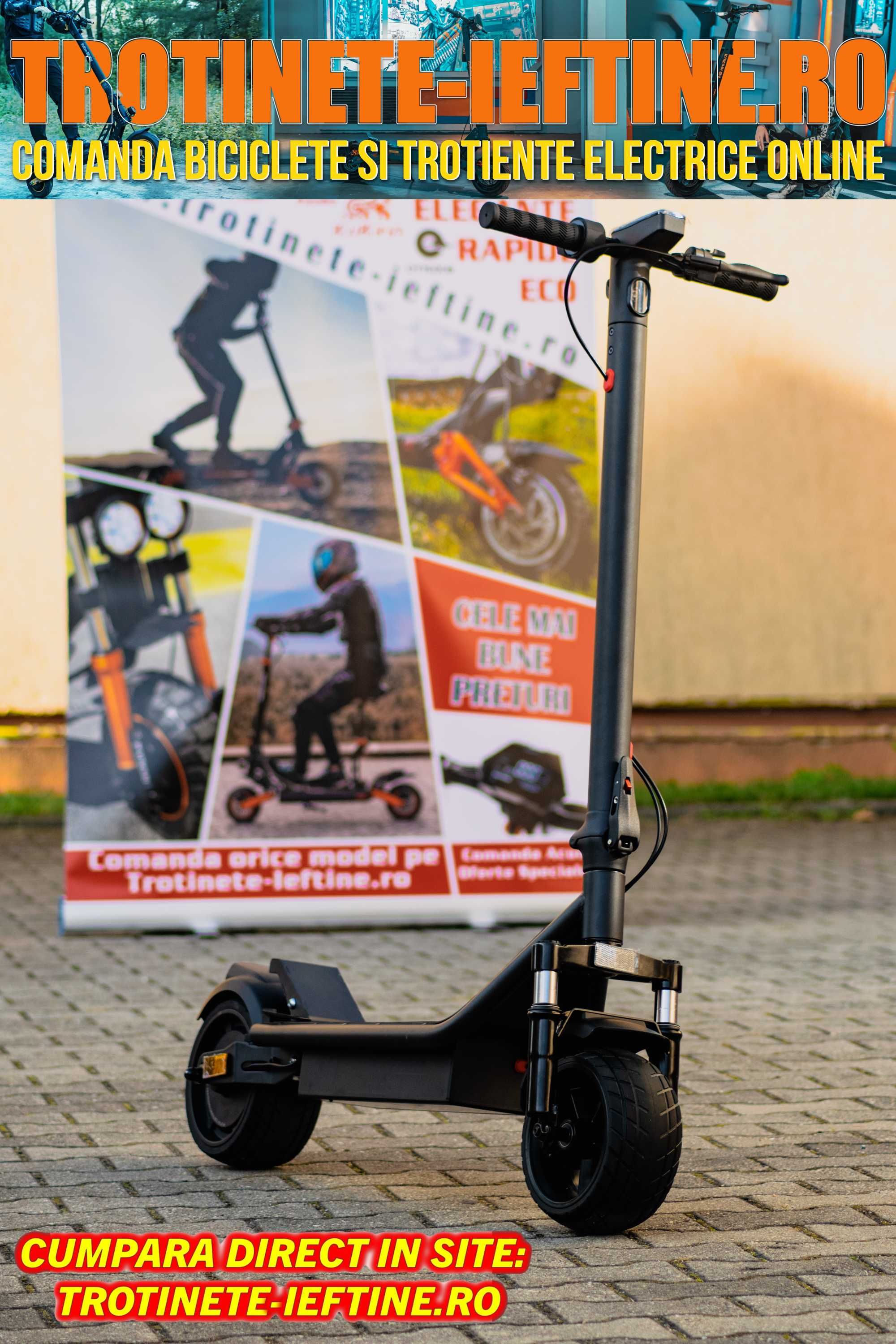 Trotineta Electrică S4 - 9 Inch, 500W, Autonomie 60Km