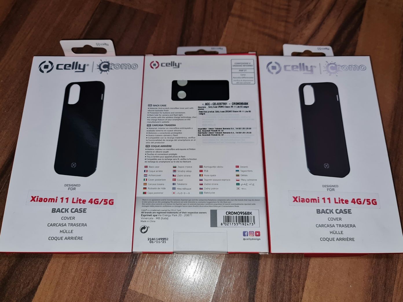 Husa silicon originala Celly Xiaomi Mi 11 Lite 4G/5G si 11 Lite 5G NE