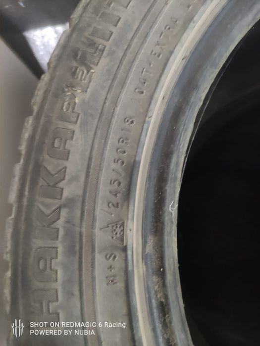 Зимняя резина Nokian 245*50  r18, шипы