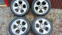 Roti/jante r17 cauciucuri vara ca noi BMW X1/e84 3/f30 f31 e90 1/f20