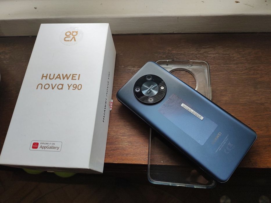 Перфектен ! Huawei Nova Y90 128GB +6GB протектор хидрогел кейс силикон