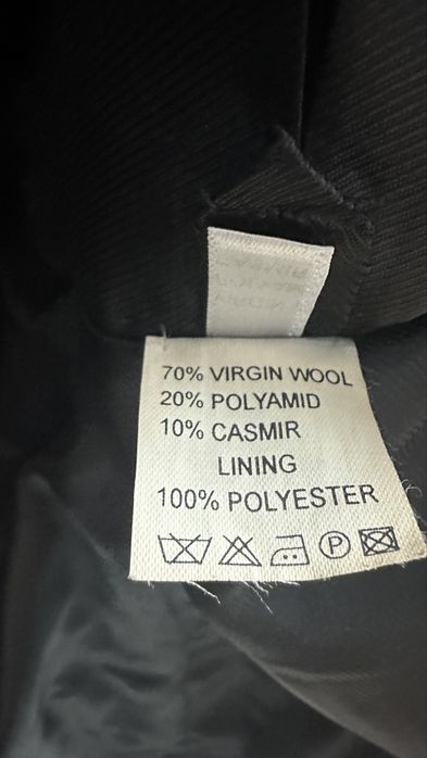 Palton barbati negru marimea 52