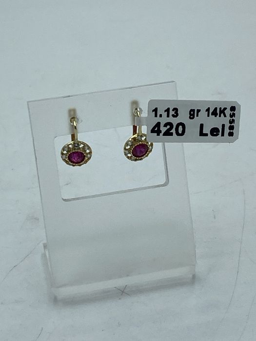 Cercei aur 14k, 1.13gr #45799