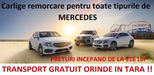 Carlige remorcare Mercedes a, b, c, e, s,ml, gl, glk, sprinter, vito