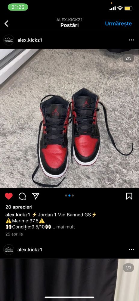 Jordan 1 Mid Banned GS