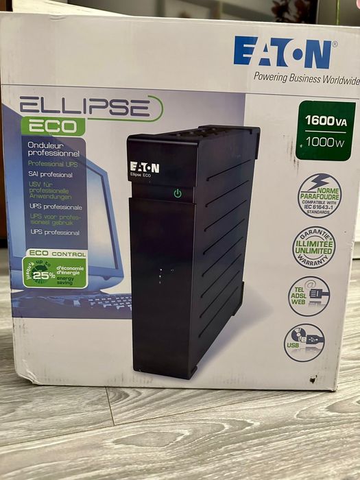 De vinzare ups Eaton Ellipseeco 1600va 1000w