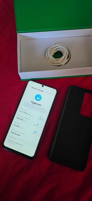 Samsung Galaxy S21 ULTRA 5G 12GB RAM 128GB Black-Безупречен!