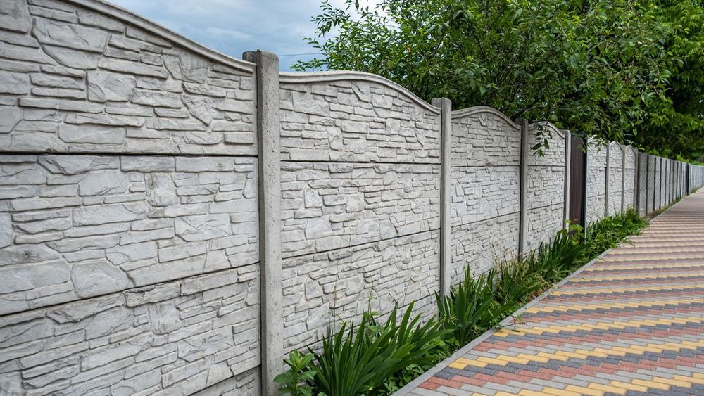 Евро заборы, Бетонные заборы