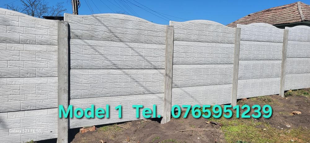 Vand garduri din beton diferite modele!
Calitate garantata!
