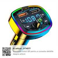 Vand incarcator auto rapid cu modulator FM prin bluethoot