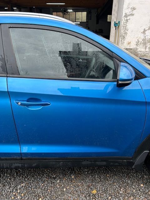 Usa Dreapta Fata Hyundai Tucson III 2015 - 2018 SUV 4 Usi Ara Blue Metallic R3U (1293)