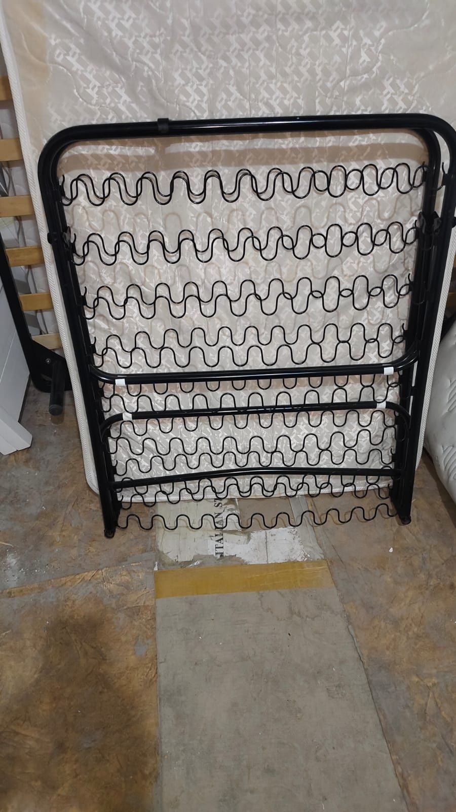 Раскладушка с матрасом  ikea