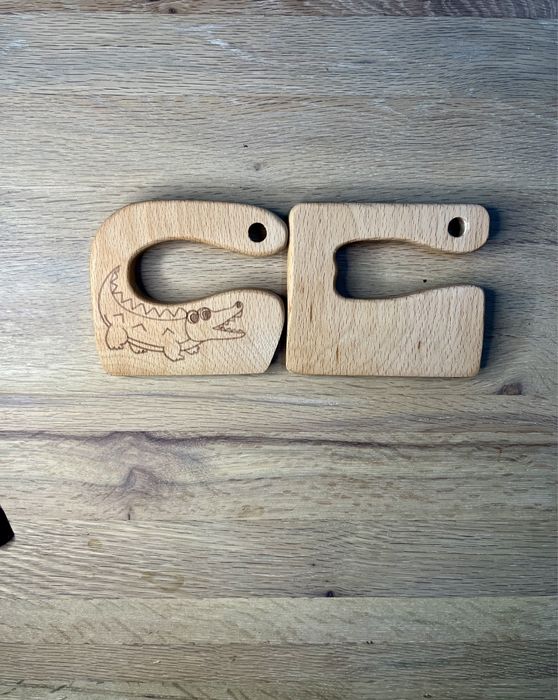 Cutit lemn copii Montessori