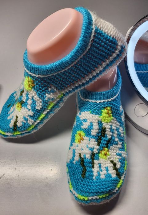 Следки вязанные. Ручная работа.  Размер 37-38.