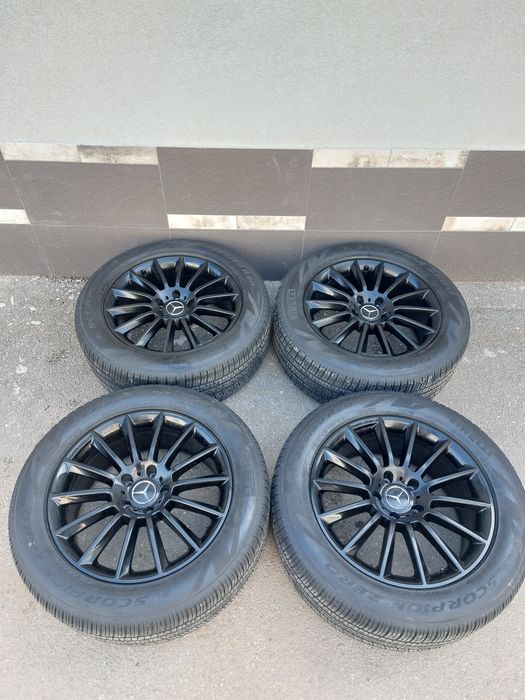 set jante 20 originale mercedes g w463 w464 63 amg +anvelope allseason