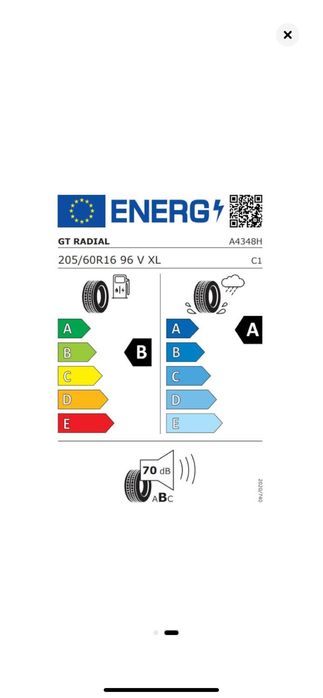 Cauciucuri de vara 205/60 R16 DOT 08/2024