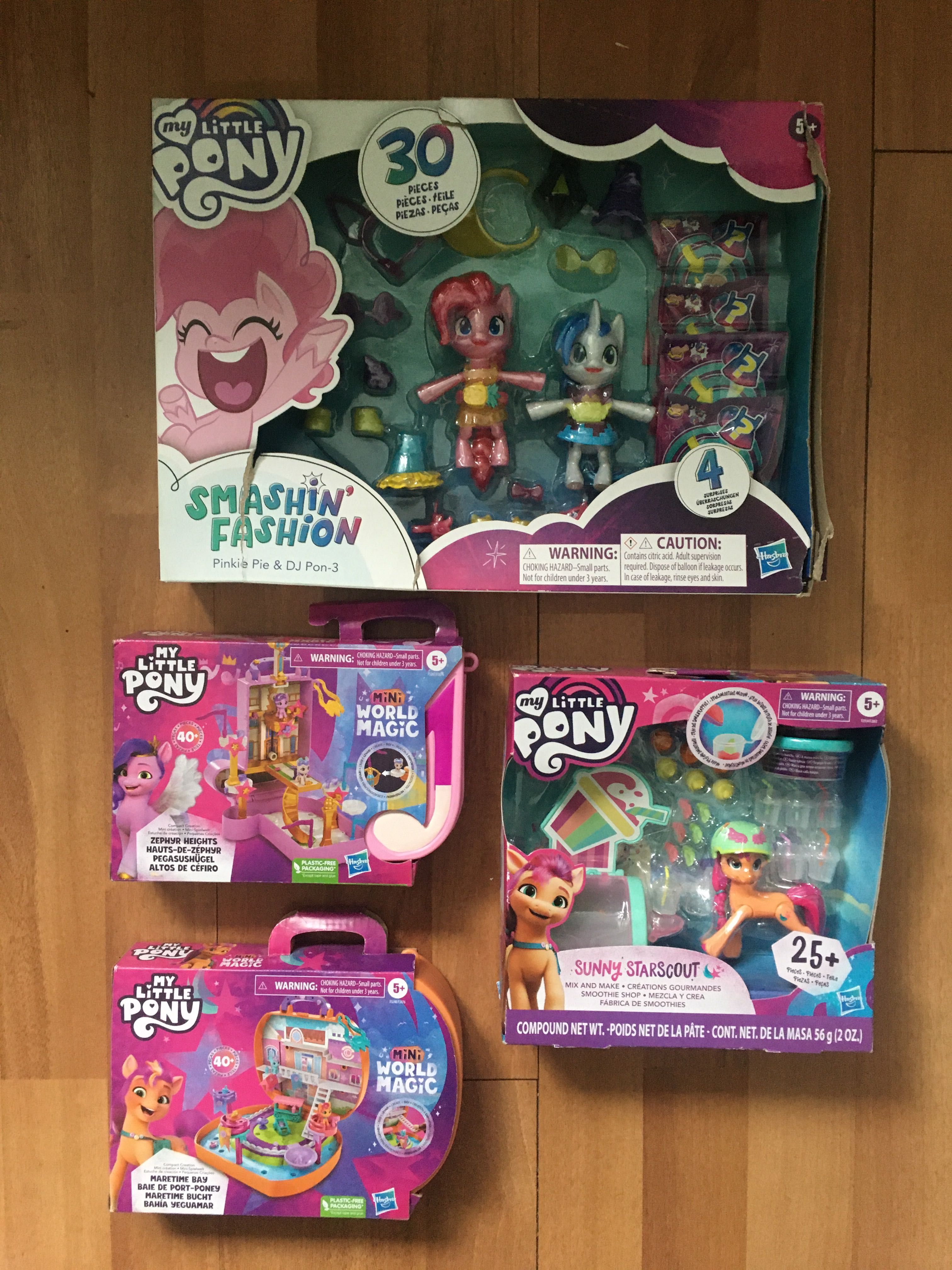 MLP my Little Pony magic world smashin Fashion set joaca figurine