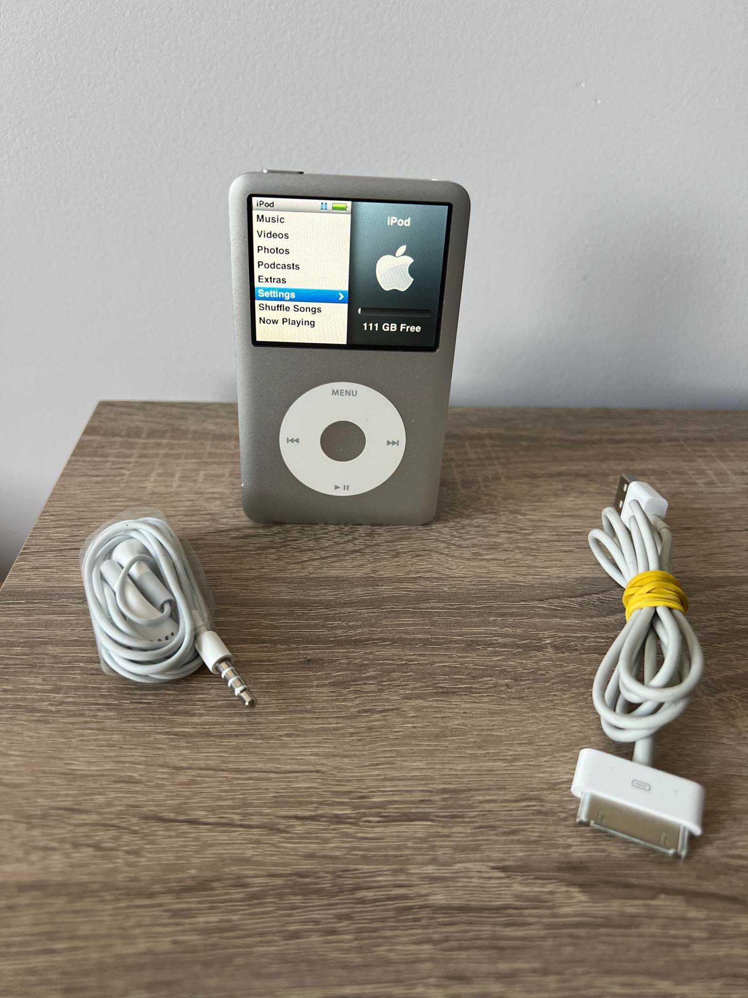 Apple Ipod Classic 120GB+casti+cablu, HDD perfect,testat,vezi foto