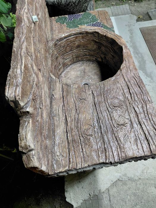 Мивка от щампован бетон