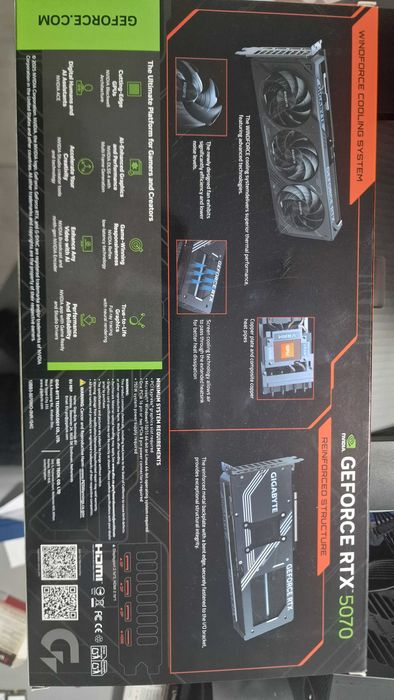 Видеокарта Нова Geforce RTX 5070 12G ГАРАНЦИЯ!