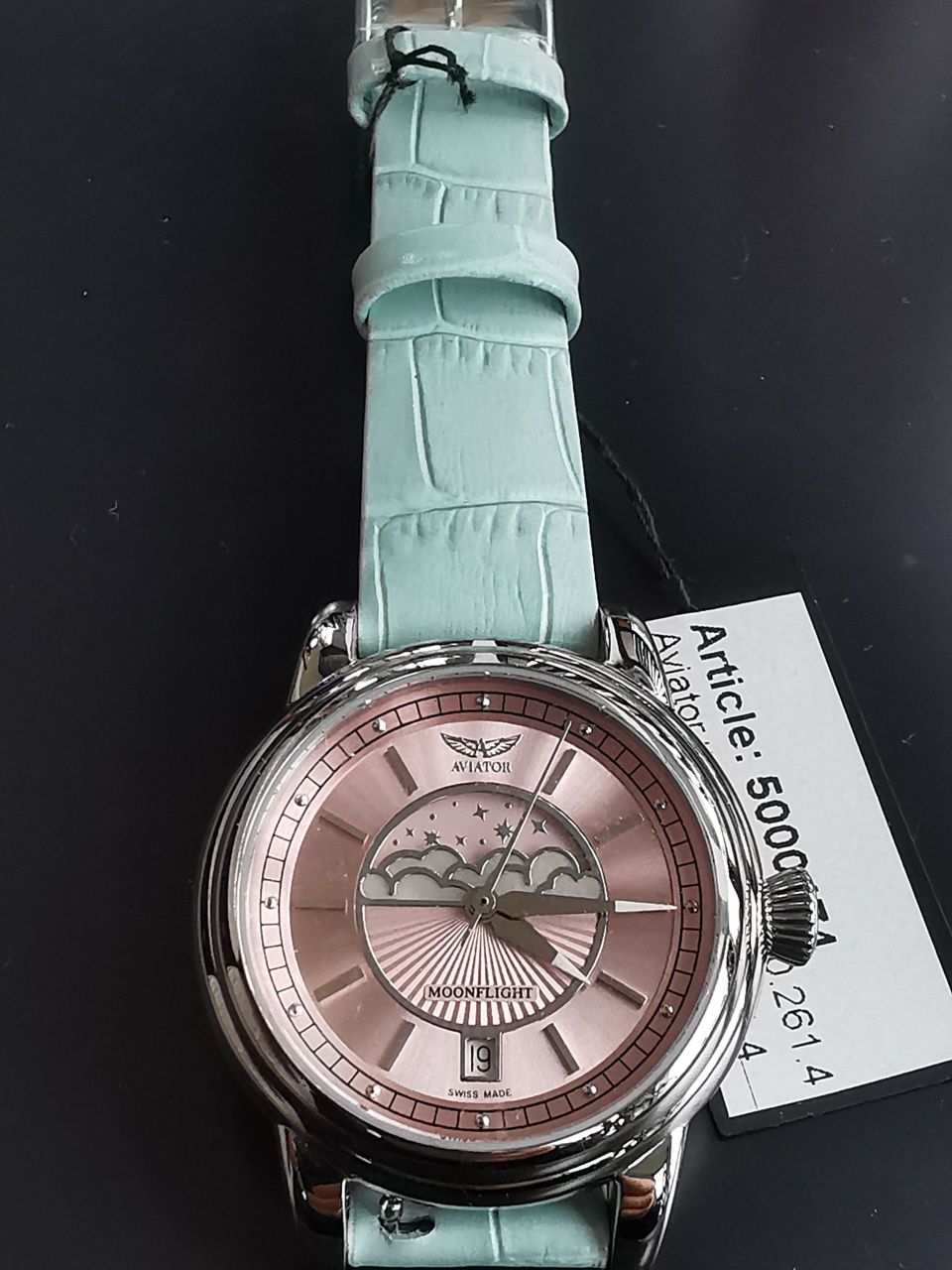 Ceas Aviator Moonflight Quartz Nou, nepurtat!