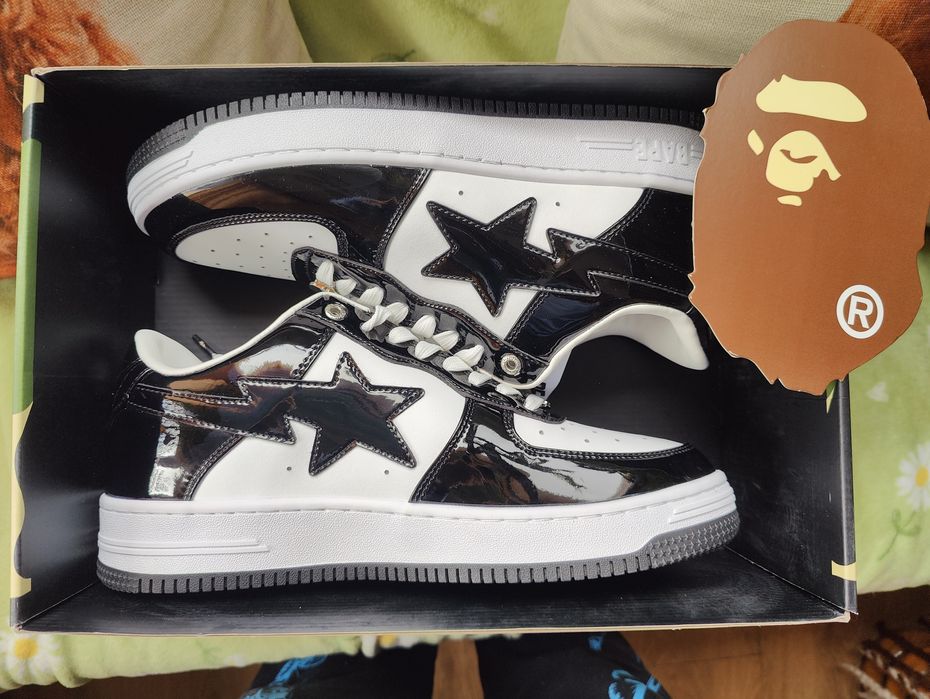 Мъжки обувки a Bathing Ape Bape Sta Low черни