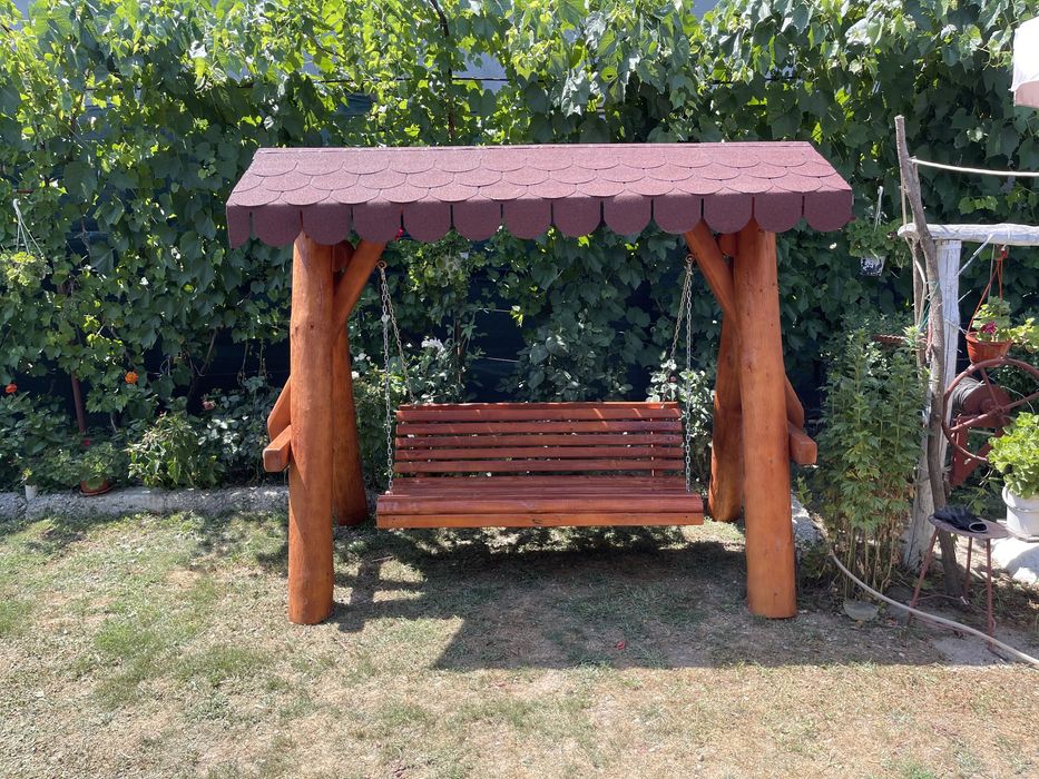 Leagan rustic lemn / balansoar lemn